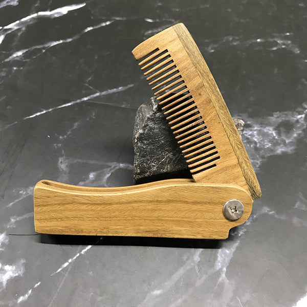 Mens Beard Comb Foldable - Husband Birthday Gifts