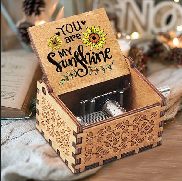 You Are My Sunshine Music Box Sunflower