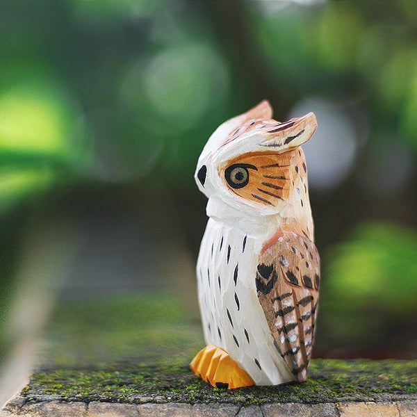 Handmade Wooden Owl