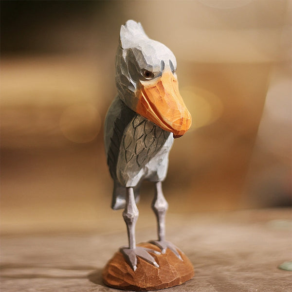 Handmade Wooden Shoebill